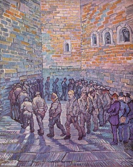 Vincent Van Gogh The Round of the Prisoners china oil painting image